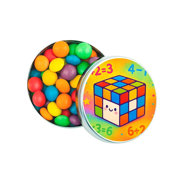 Latinha Metálica Personalizada Cubo Mágico - Imagem 5