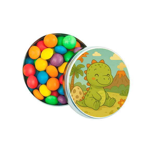 Latinha Metálica Personalizada Dinossauro Baby - Imagem 5