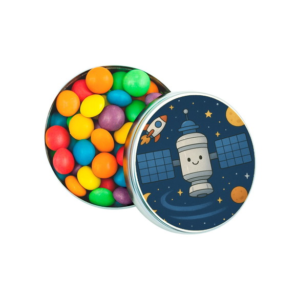Latinha Metálica Personalizada Estação Espacial - Imagem 5