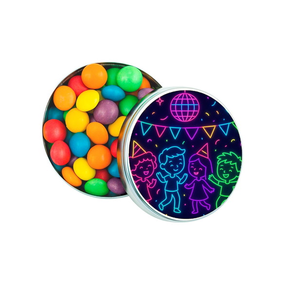 Latinha Metálica Personalizada Festa Neon