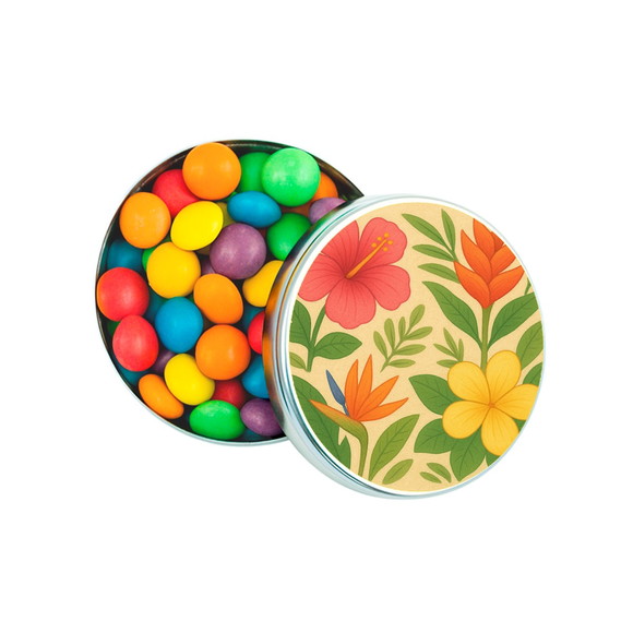 Latinha Metálica Personalizada Flores Tropicais - Imagem 5
