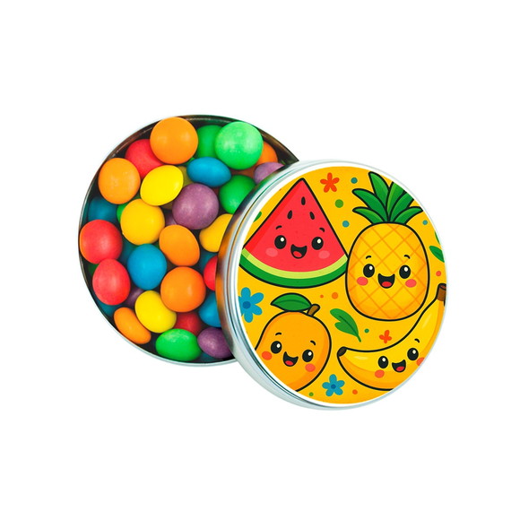 Latinha Metálica Personalizada Frutas Tropicais - Imagem 5