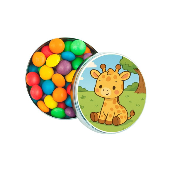 Latinha Metálica Personalizada Girafinha Baby - Imagem 5