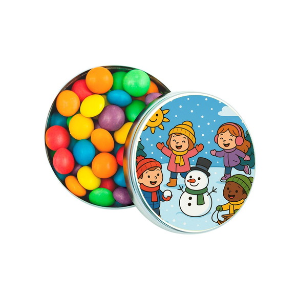Latinha Metálica Personalizada Inverno Divertido - Imagem 5