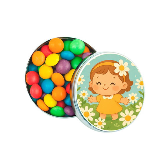 Latinha Metálica Personalizada Jardim das Margaridas - Imagem 4