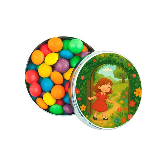 Latinha Metálica Personalizada Jardim Secreto - Imagem 2