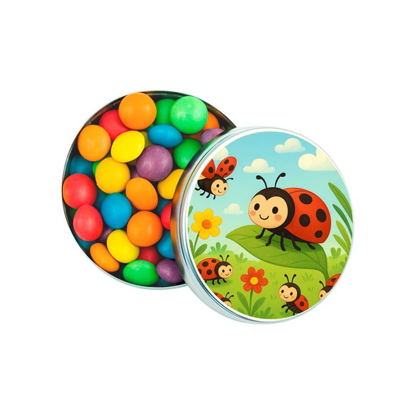 Latinha Metálica Personalizada Joaninhas - Imagem 5