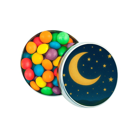 Latinha Metálica Personalizada Lua e Estrelas - Imagem 5