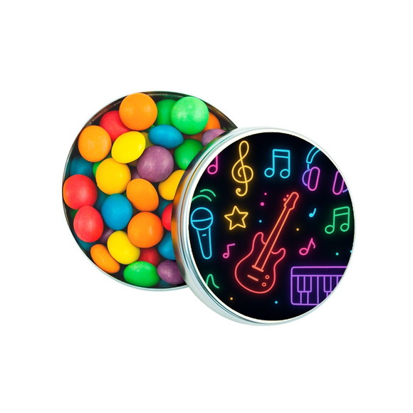 Latinha Metálica Personalizada Neon Musical - Imagem 3