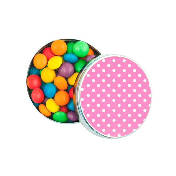Latinha Metálica Personalizada Poá Rosa Pink - Imagem 2