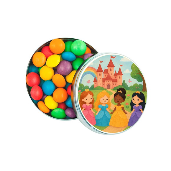 Latinha Metálica Personalizada Princesas Encantadas - Imagem 2