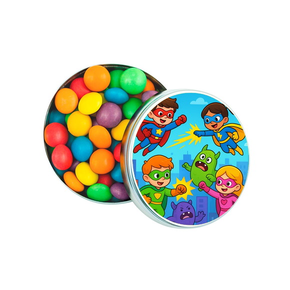 Latinha Metálica Personalizada Super Heróis - Imagem 4