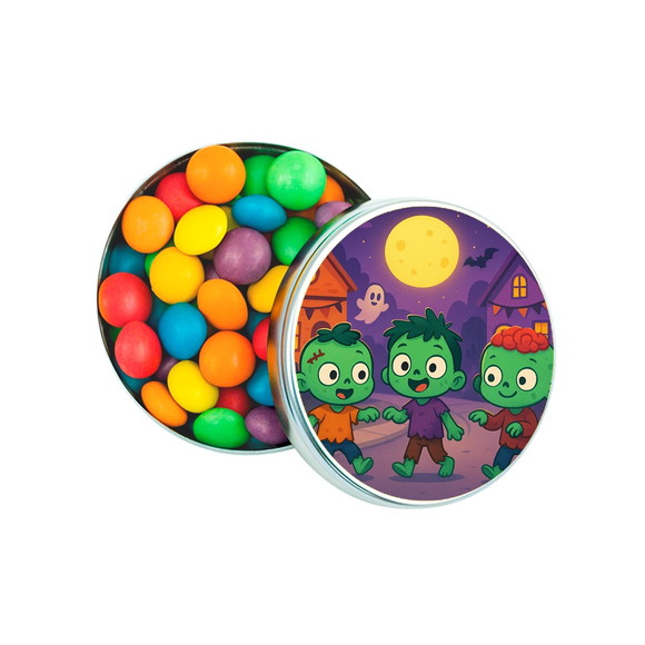 Latinha Metálica Personalizada Zumbis Fofinhos - Imagem 5