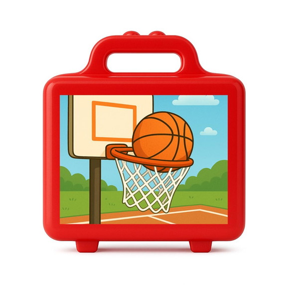 Maleta Plástica Personalizada 12x10cm Basquete - Imagem 5