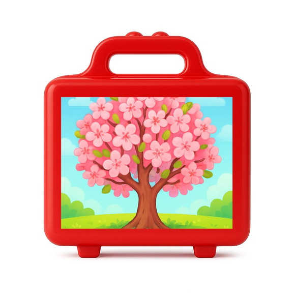Maleta Plástica Personalizada 12x10cm Cerejeira - Imagem 5