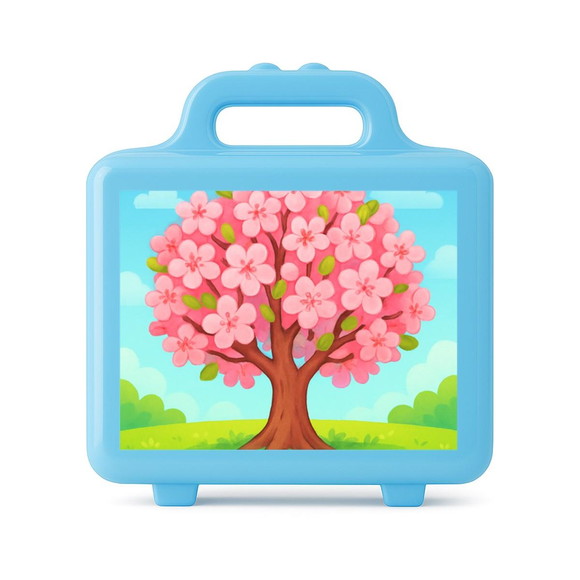 Maleta Plástica Personalizada 12x10cm Cerejeira - Imagem 2