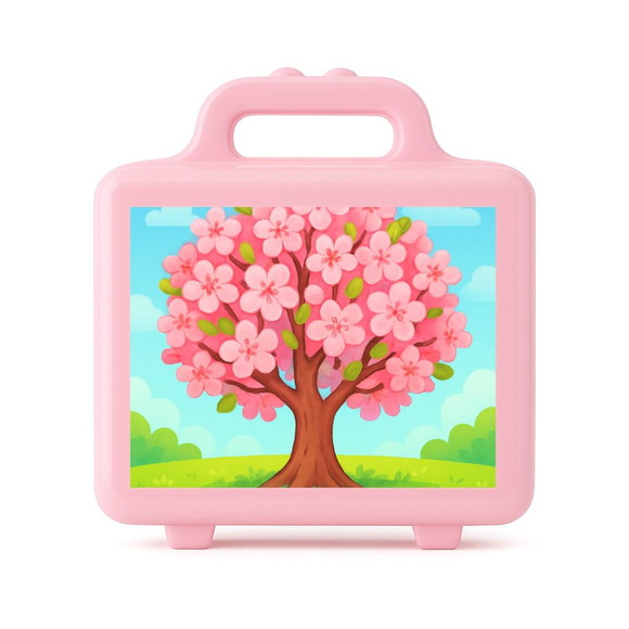 Maleta Plástica Personalizada 12x10cm Cerejeira - Imagem 3