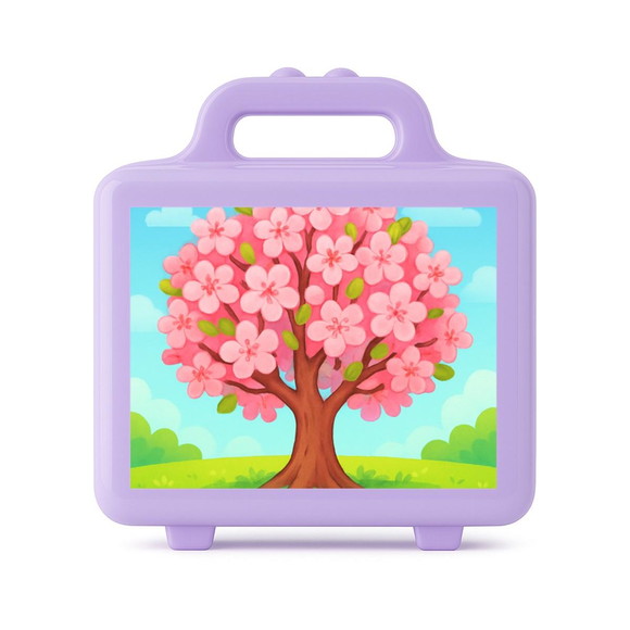 Maleta Plástica Personalizada 12x10cm Cerejeira - Imagem 4