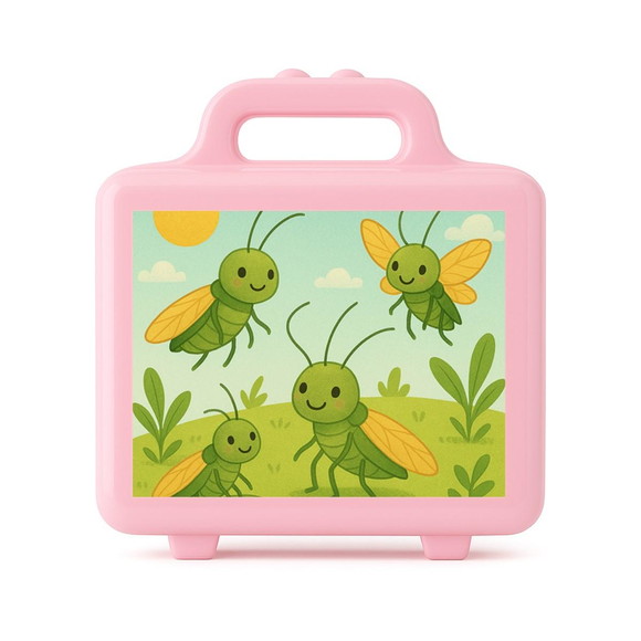 Maleta Plástica Personalizada 12x10cm Cigarras - Imagem 3