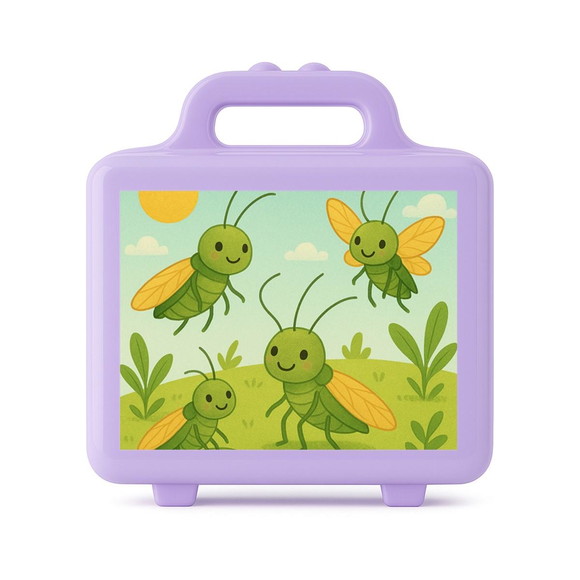 Maleta Plástica Personalizada 12x10cm Cigarras - Imagem 4