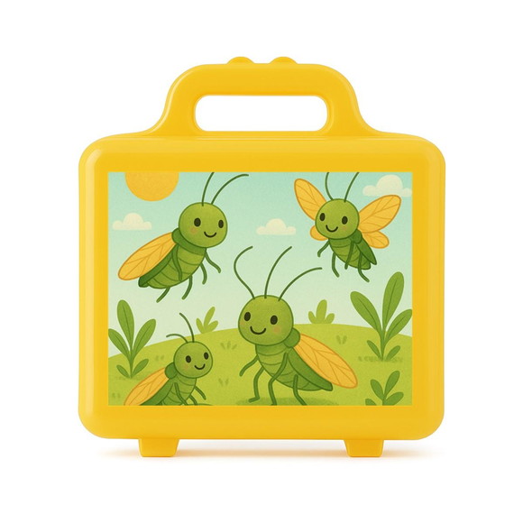 Maleta Plástica Personalizada 12x10cm Cigarras