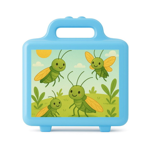 Maleta Plástica Personalizada 12x10cm Cigarras - Imagem 2