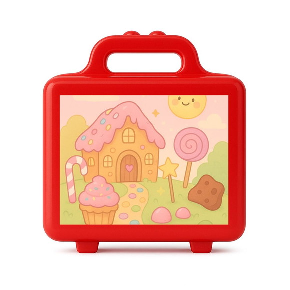 Maleta Plástica Personalizada 12x10cm Confeitaria Kids - Imagem 5