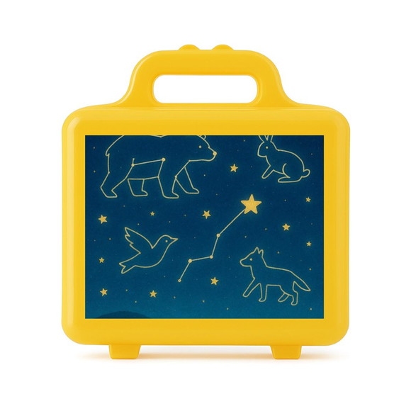 Maleta Plástica Personalizada 12x10cm Constelações