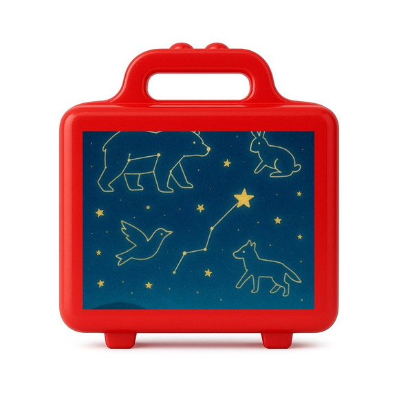 Maleta Plástica Personalizada 12x10cm Constelações - Imagem 5