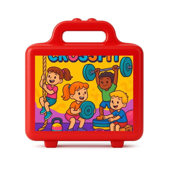 Maleta Plástica Personalizada 12x10cm Crossfit - Imagem 5
