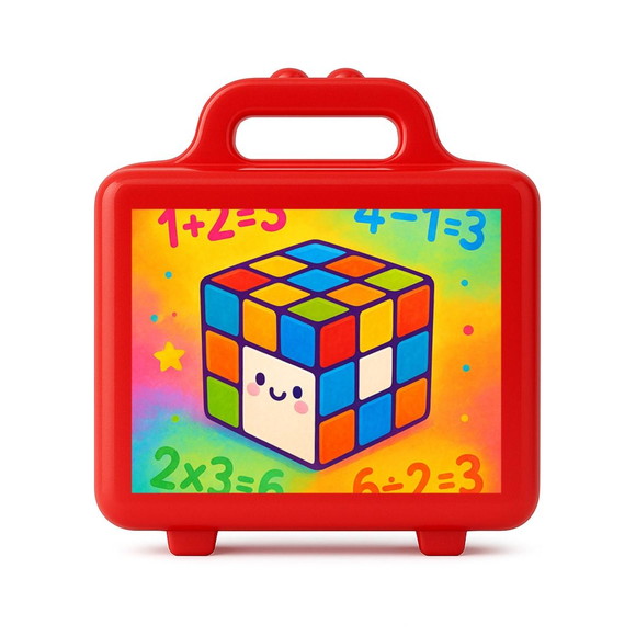 Maleta Plástica Personalizada 12x10cm Cubo Mágico - Imagem 5