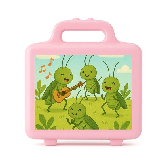 Maleta Plástica Personalizada 12x10cm Grilos - Imagem 3