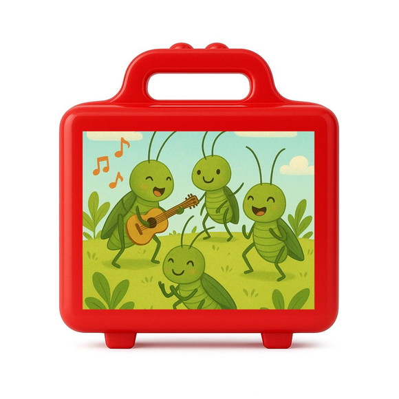 Maleta Plástica Personalizada 12x10cm Grilos - Imagem 5