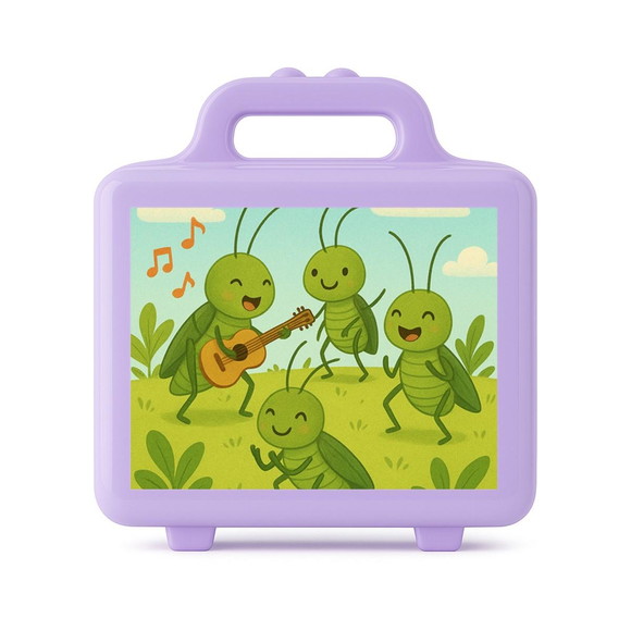 Maleta Plástica Personalizada 12x10cm Grilos - Imagem 4