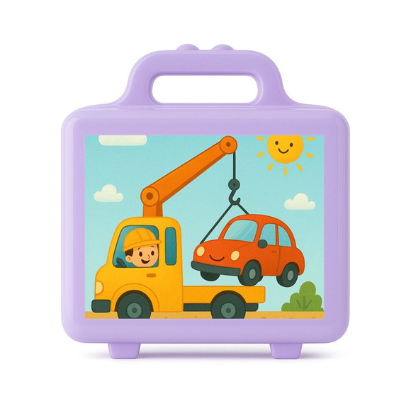 Maleta Plástica Personalizada 12x10cm Guincho - Imagem 4