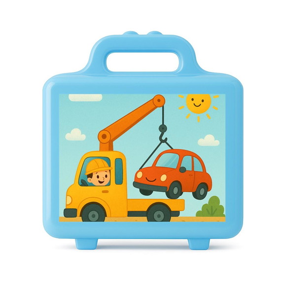 Maleta Plástica Personalizada 12x10cm Guincho - Imagem 2