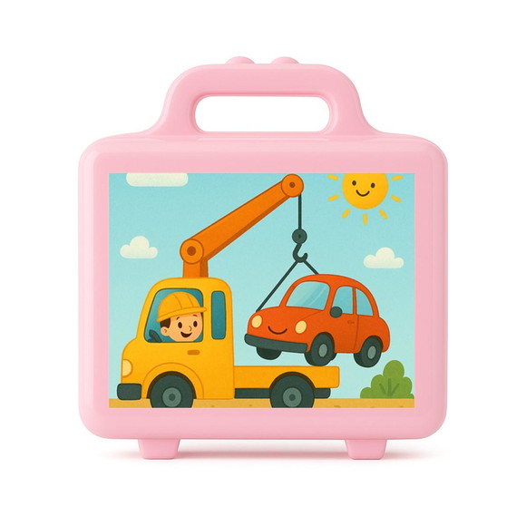 Maleta Plástica Personalizada 12x10cm Guincho - Imagem 3