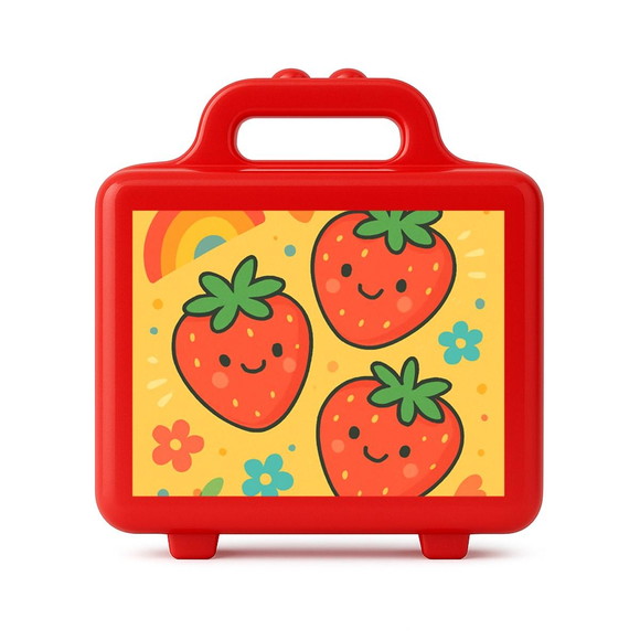Maleta Plástica Personalizada 12x10cm Moaranguinhos Fofos - Imagem 5