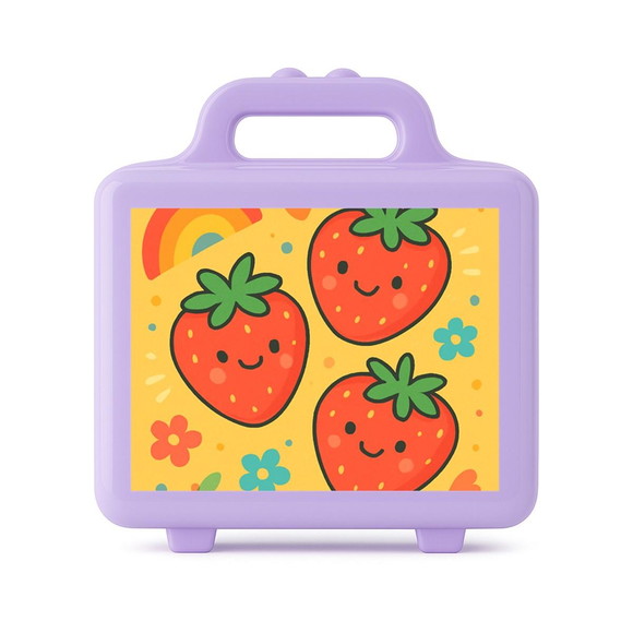 Maleta Plástica Personalizada 12x10cm Moaranguinhos Fofos - Imagem 4