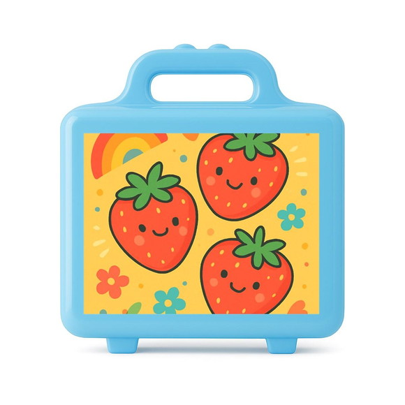 Maleta Plástica Personalizada 12x10cm Moaranguinhos Fofos - Imagem 2