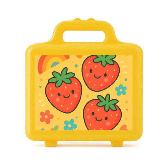 Maleta Plástica Personalizada 12x10cm Moaranguinhos Fofos