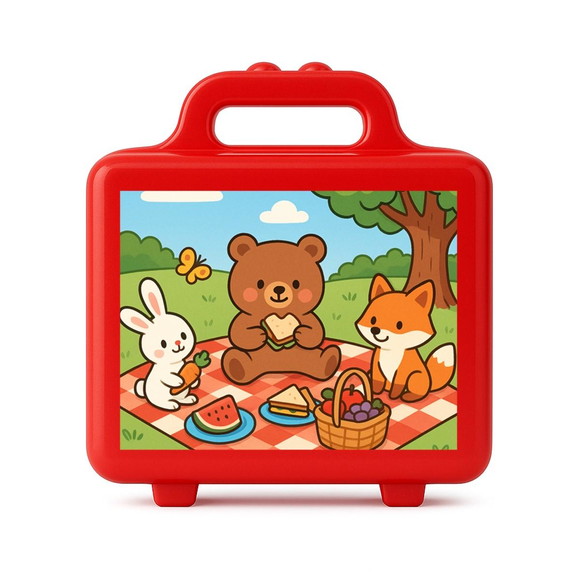 Maleta Plástica Personalizada 12x10cm Picnic - Imagem 5