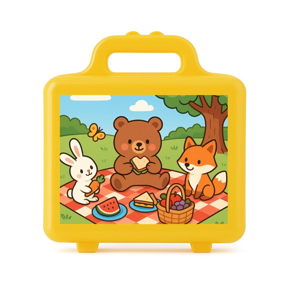Maleta Plástica Personalizada 12x10cm Picnic