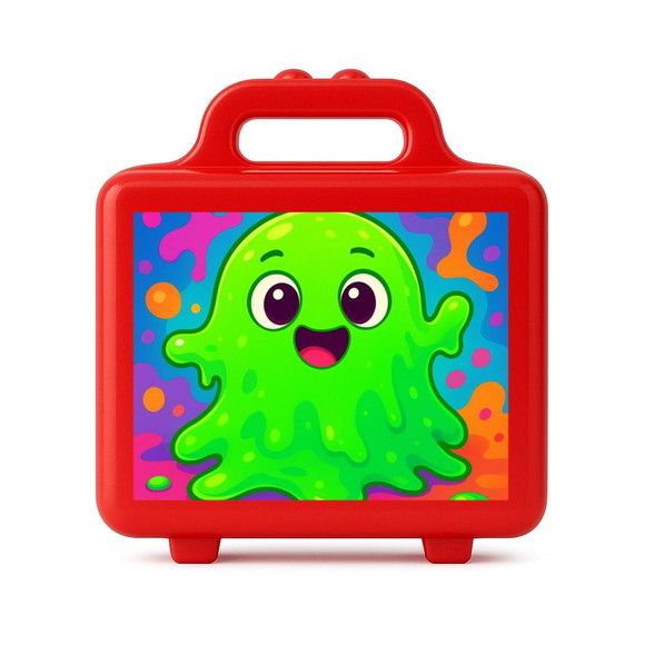 Maleta Plástica Personalizada 12x10cm Slime - Imagem 5