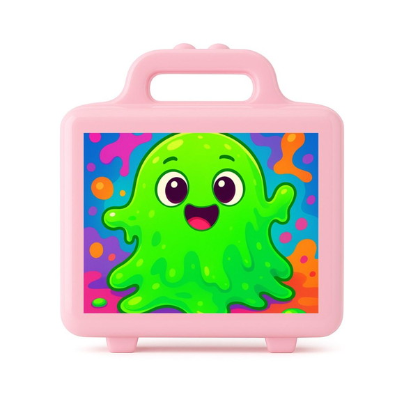 Maleta Plástica Personalizada 12x10cm Slime - Imagem 3