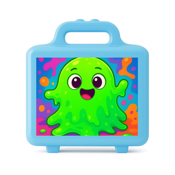 Maleta Plástica Personalizada 12x10cm Slime - Imagem 2