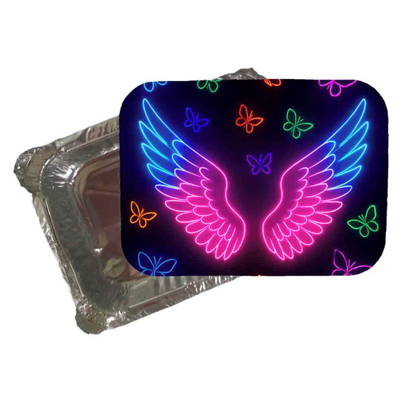Marmitinha Personalizada 220ml Asas Neon - Imagem 3