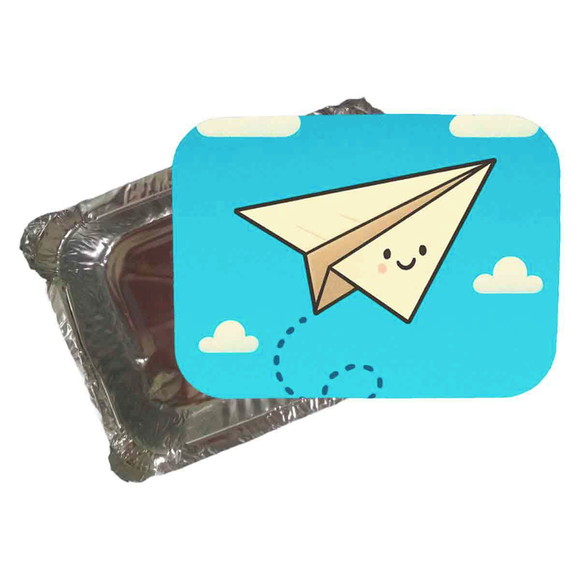 Marmitinha Personalizada 220ml Aviãozinho de Papel - Imagem 4