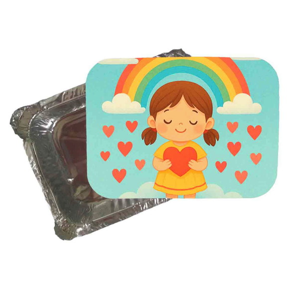 Marmitinha Personalizada 220ml Chuva de Amor - Imagem 3
