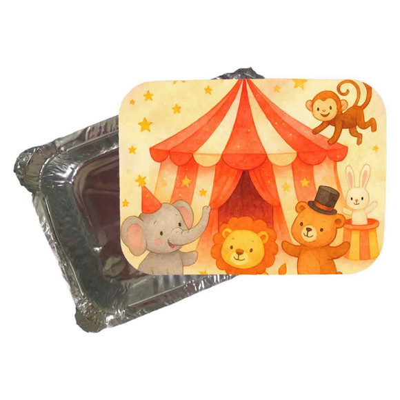 Marmitinha Personalizada 220ml Circo Aquarela - Imagem 2